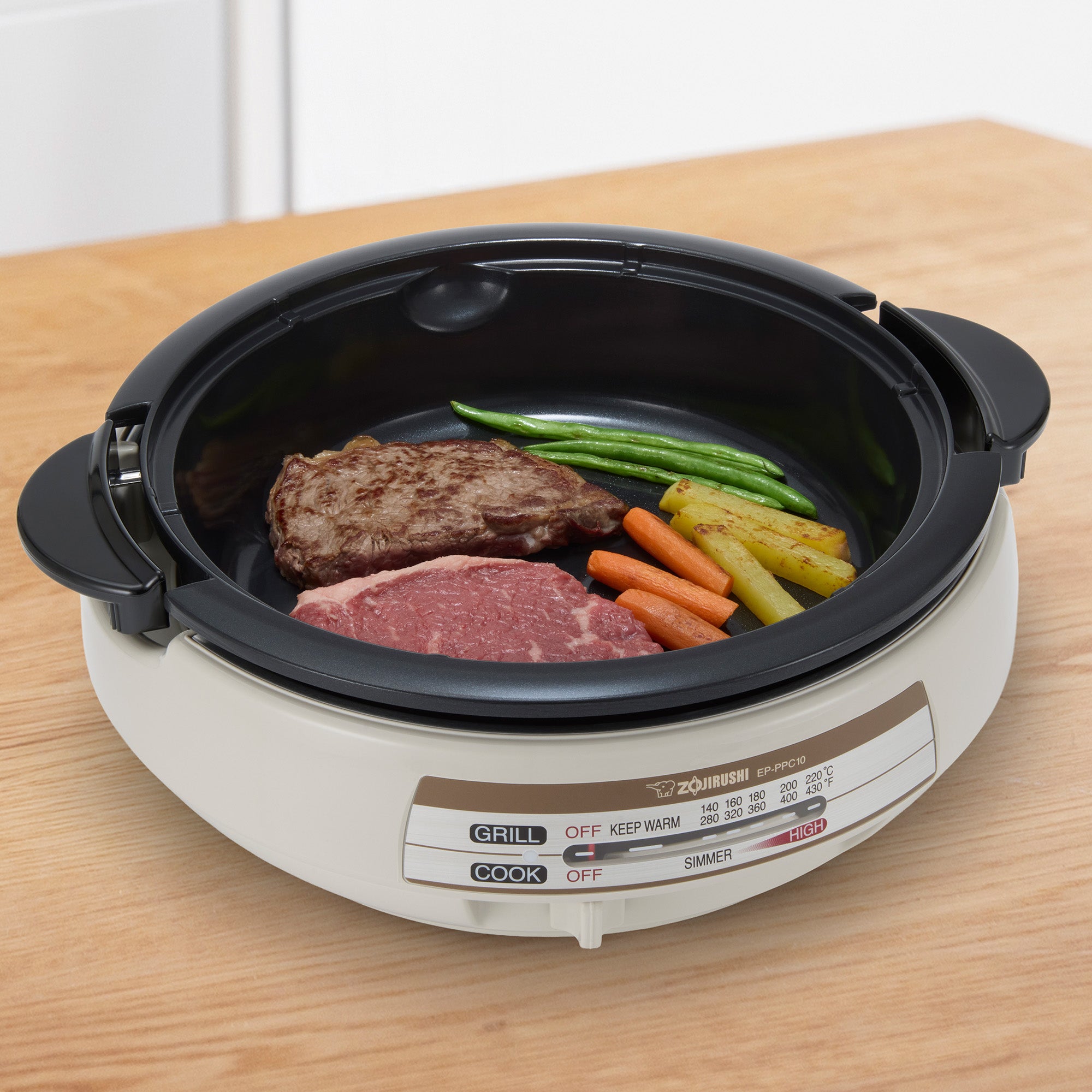 Gourmet d-Expert Electric Skillet (with Ceramic Nonstick) EP-PPC10 - Image 9