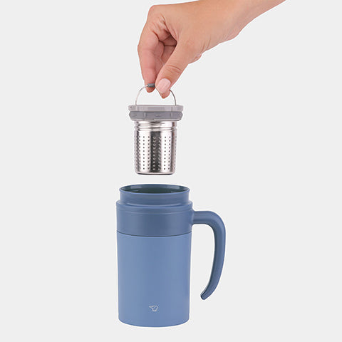 Stainless Tea Tumbler with Handle SE-KAE48 - Image 3