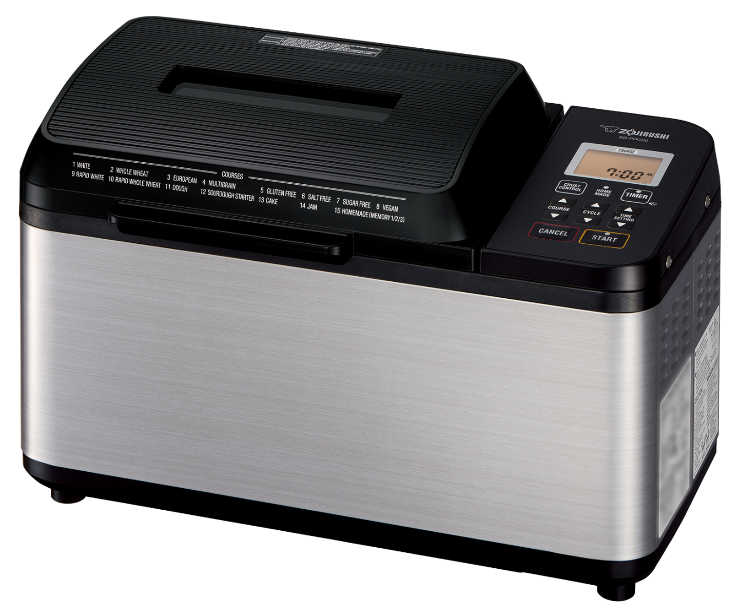 Home Bakery Virtuoso Plus Breadmaker BB-PDC20