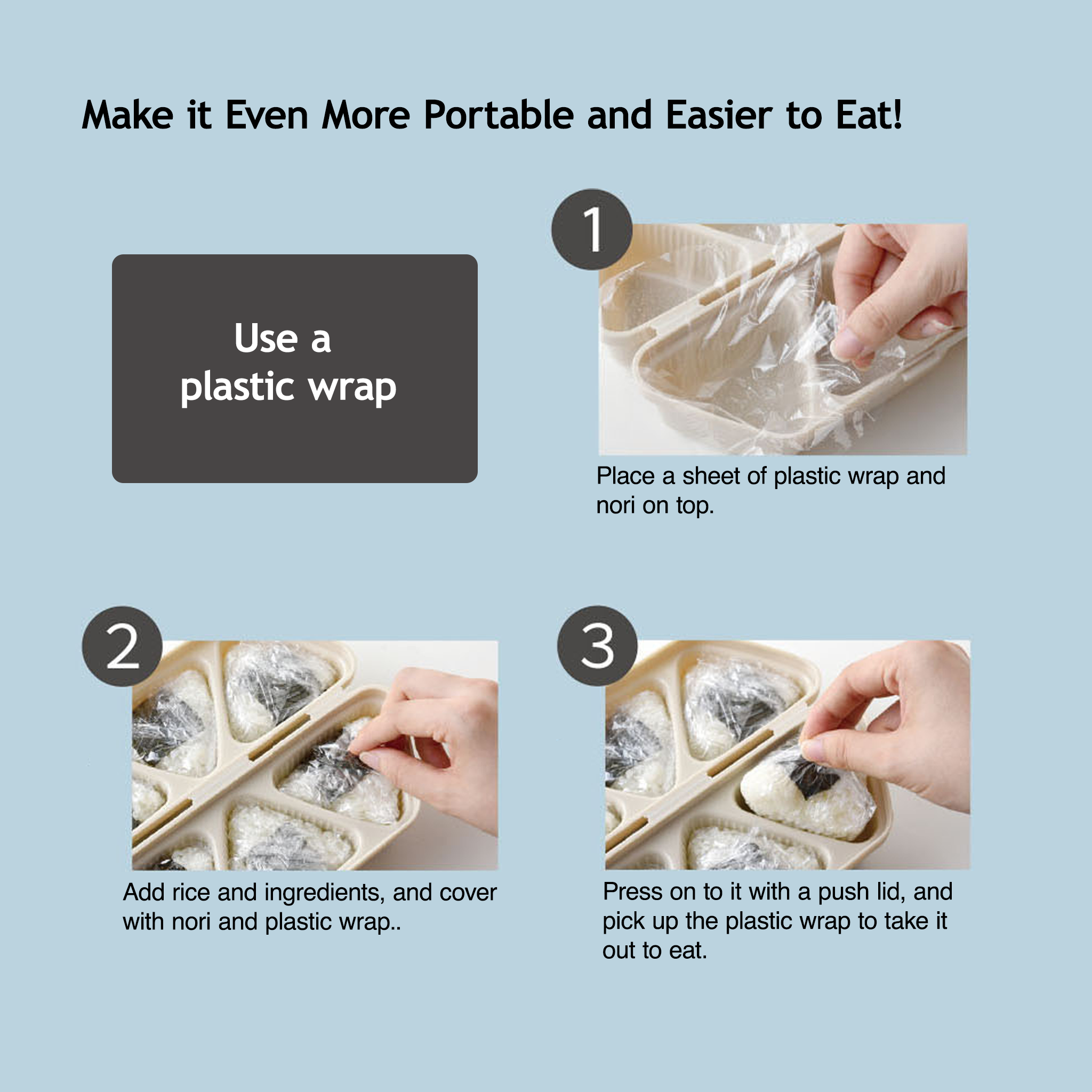 *Free Gift* Zojirushi Onigiri Maker - Image 5
