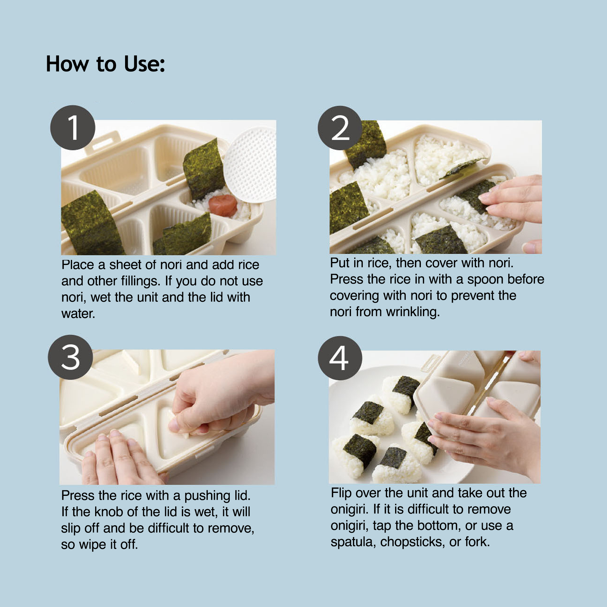 *Free Gift* Zojirushi Onigiri Maker - Image 4